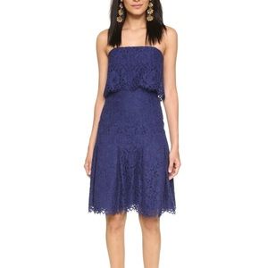 Shoshanna Zora lace dress in ‘Ink’